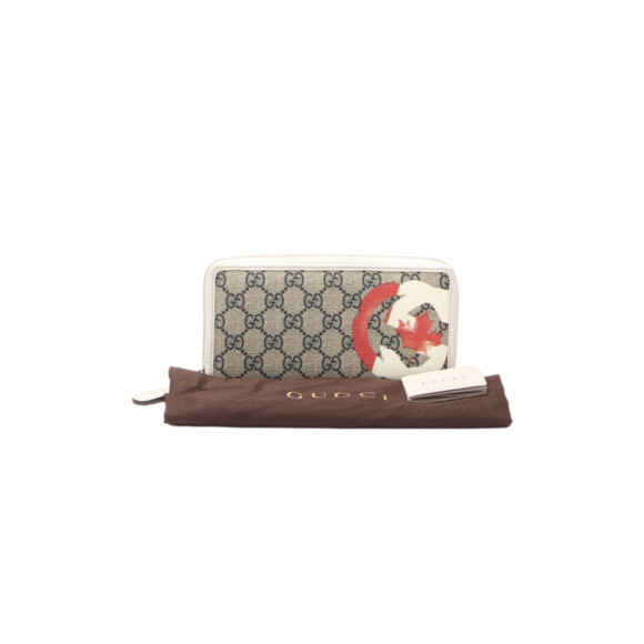 GUCCI GG Supreme Zip Around Wallet - Picture 6 of 16